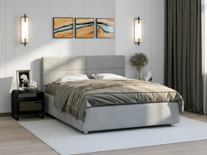 Кровать Nuvola Olivia 2.0 Velutto 26 (с подъемным механизмом) 271