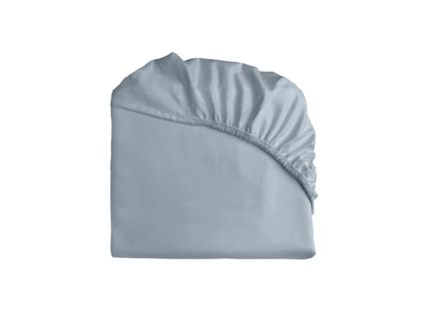 Простыня Primavelle на резинке Satin Luxe (дымчато-синяя) 460